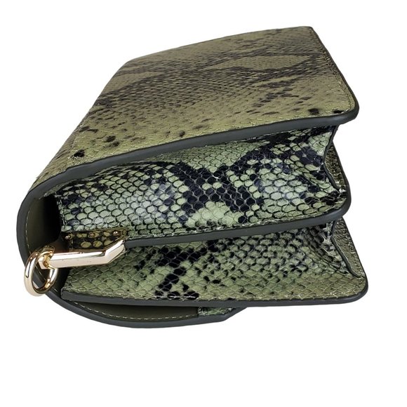 3.1 Phillip Lim Green Snakeskin Alix Mini Shoulder Bag NWT - Picture 9 of 12